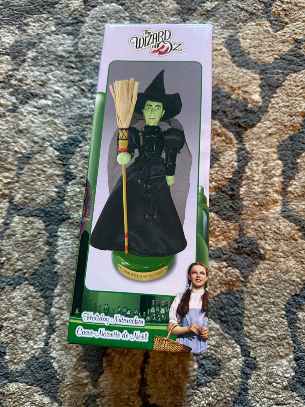 Kurt Adler Wicked Witch of the West Nutcracker in Black & Green